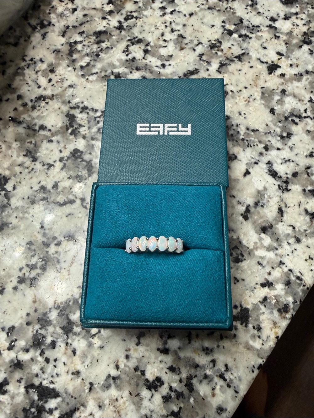 Effy Opal and Cubic Zirconia Band - White Opal